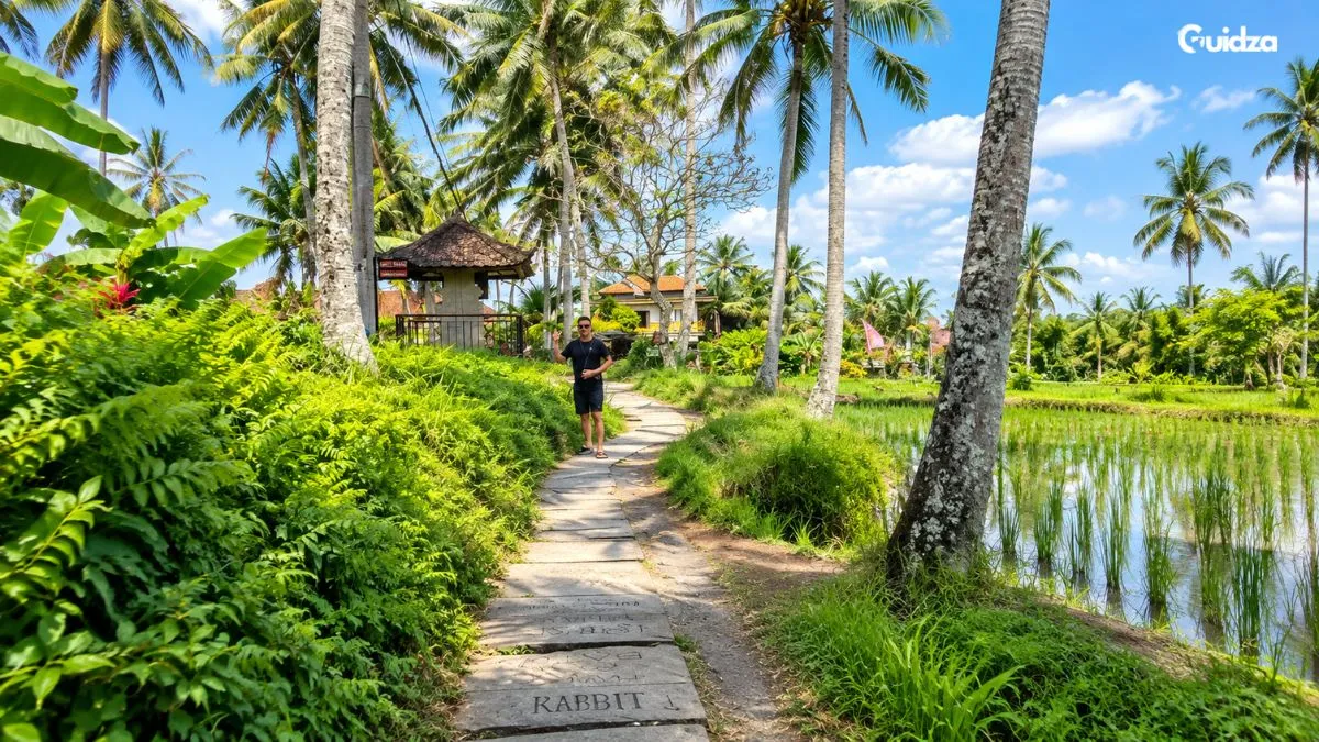 Village walk in Bali